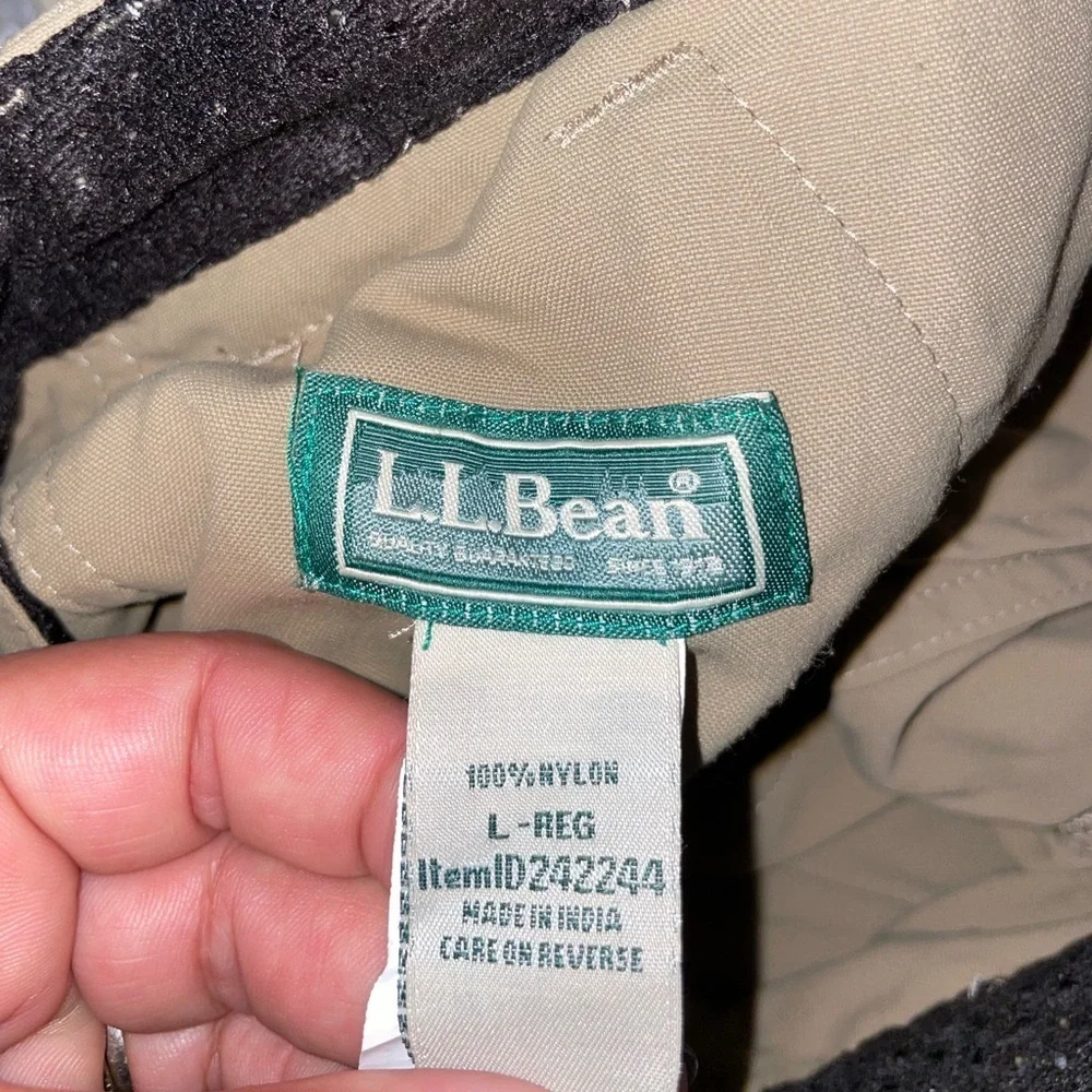 L.L. Bean elastic waist vintage trail hiking shorts L